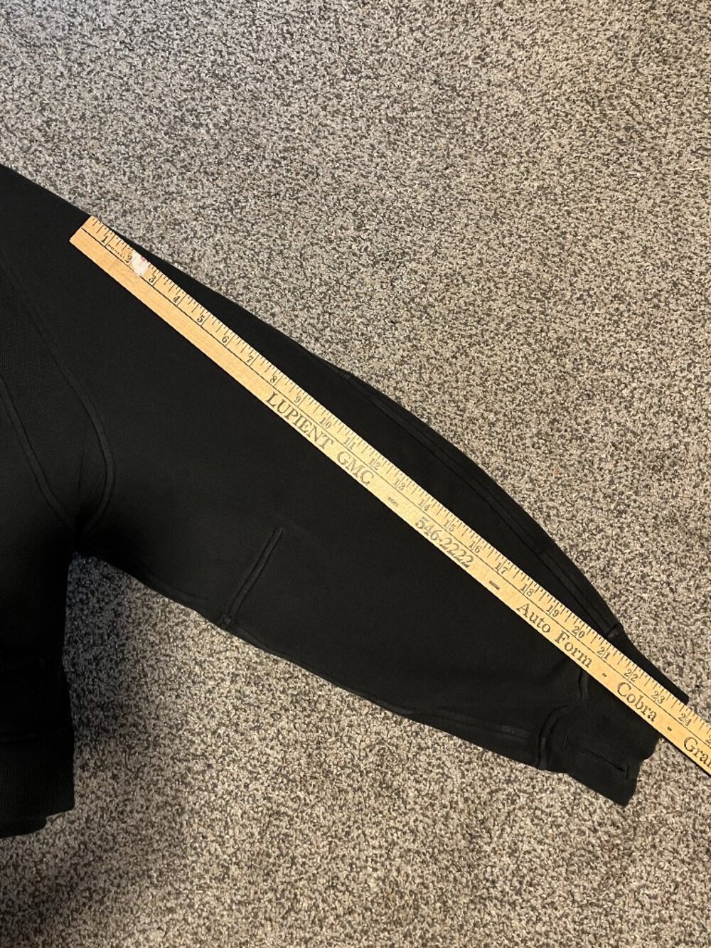 Lululemon Scuba Oversized Full Zip Hoodie XL/XXL Black - Picture 7 of 10